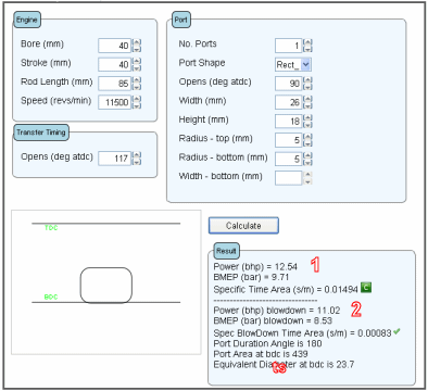 Torqsoft - Exhaust Time Area Programme