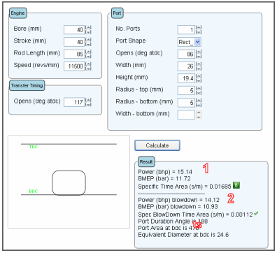 Torqsoft - Exhaust Time Area Programme