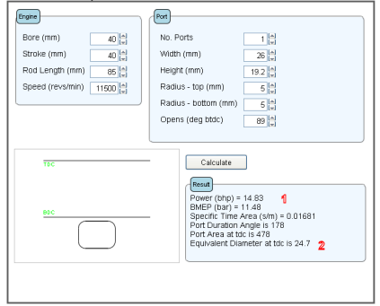 Torqsoft - Exhaust Time Area Programme